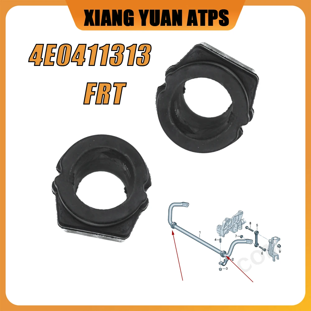 

4E0411313 FRT Balance Rod Rubber Sleeve Stabilizer Opening Rubber Sleeve For Audi A8 D3 2003-2010 4E0 411 313