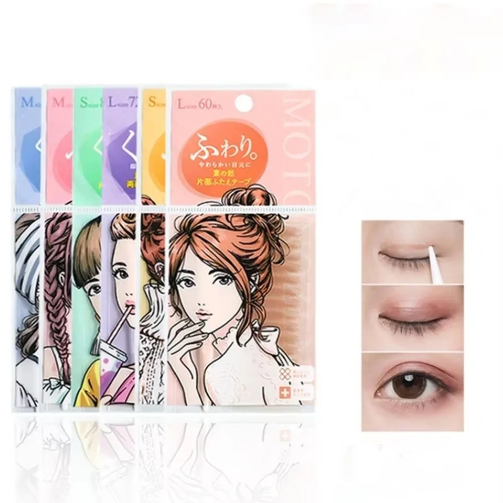 Nowa przezroczysta taśma do powiek powiększająca oczy, narzędzie do makijażu oczu, niewidoczna, samoprzylepna naklejka na powieki do MOTONOZEN