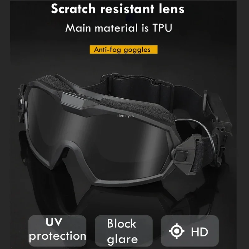 Motor Paintball – Gafas Tácticas Antivaho Lente Intercambiable - imagen 4