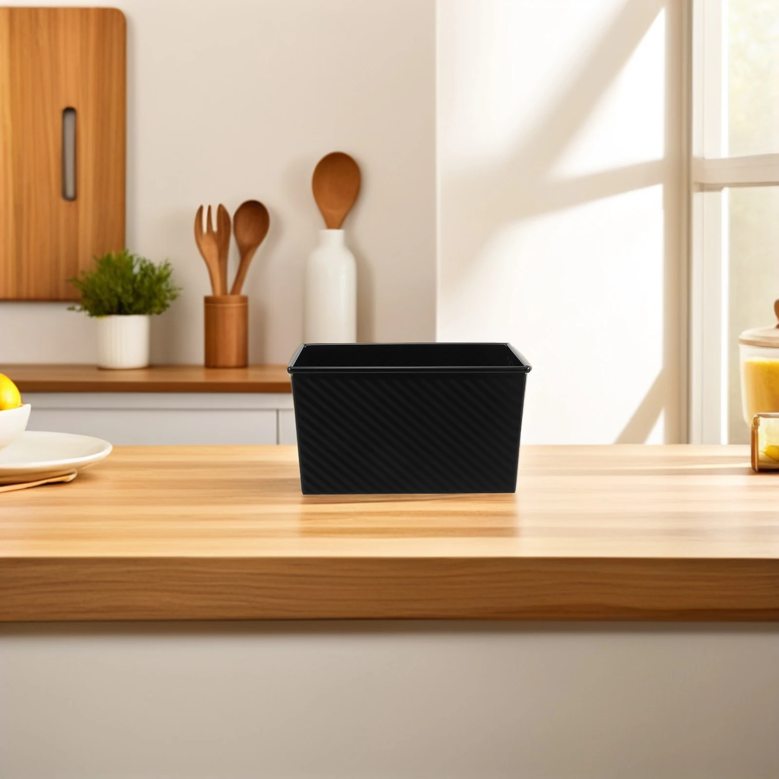 

Non-Stick Rectangular Toast Baking Pan Carbon Steel Bread Mold Loaf Tin For Cakes Cupcakes Lasagna Banana Efficient Heat