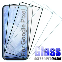 9H Hardness Clear Tempered Glass Screen Protector For Google Pixel 6 6Pro 8A Full Coverage Anti Scratch Protective Glass Film