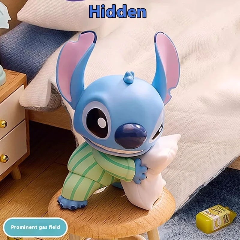 

Authentic Miniso Stitch Pillow Battle Series Desktop Cute Model Ornament Exquisite Craftsmanship Handmade Blind Box