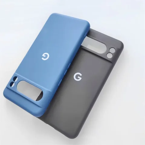 Для Google Pixel 6A 7A 8A Чехол Pixel 8 7 6 9 Pro XL Мягкий жидкий силиконовый чехол Тонкий противоударный защитный чехол для задней панели телефона + логотип