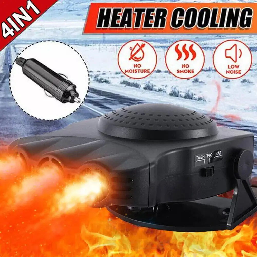 Car Heater Portable Heater For Car Wireless Defroster Multi-Function Car Heaters Portable Car Space Heater Auto Windscreen Fan