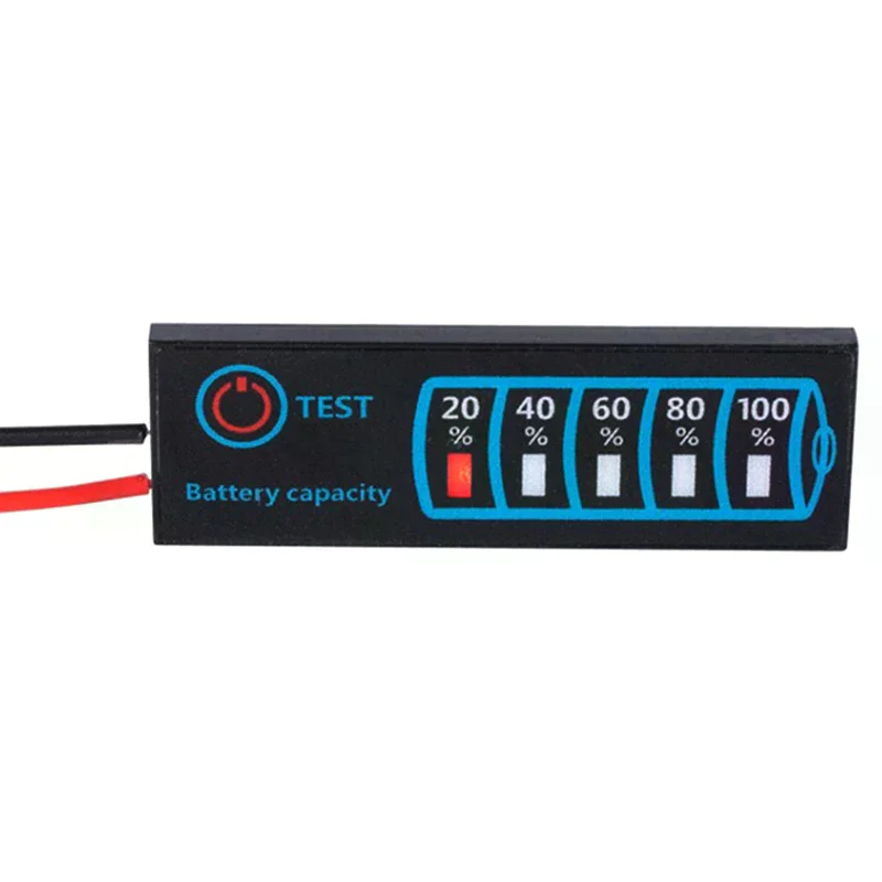 Monitor Battery Health! 18650 Li-ion Lipo Lithium 5-30V Lead Acid Battery Level Indicator, LCD Display Capacity Voltage Meter