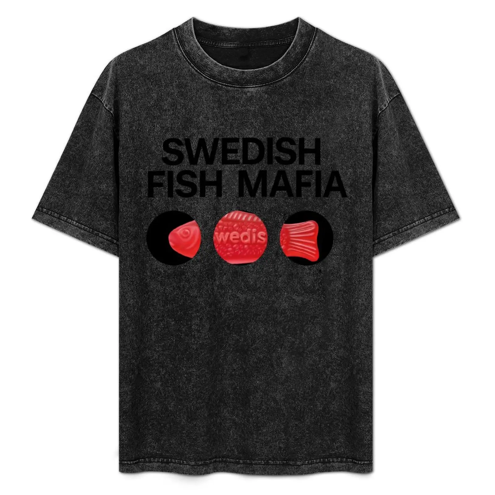 

Swedish Fish Mafia T-Shirt Big Size Short Sleeve Tee for Men