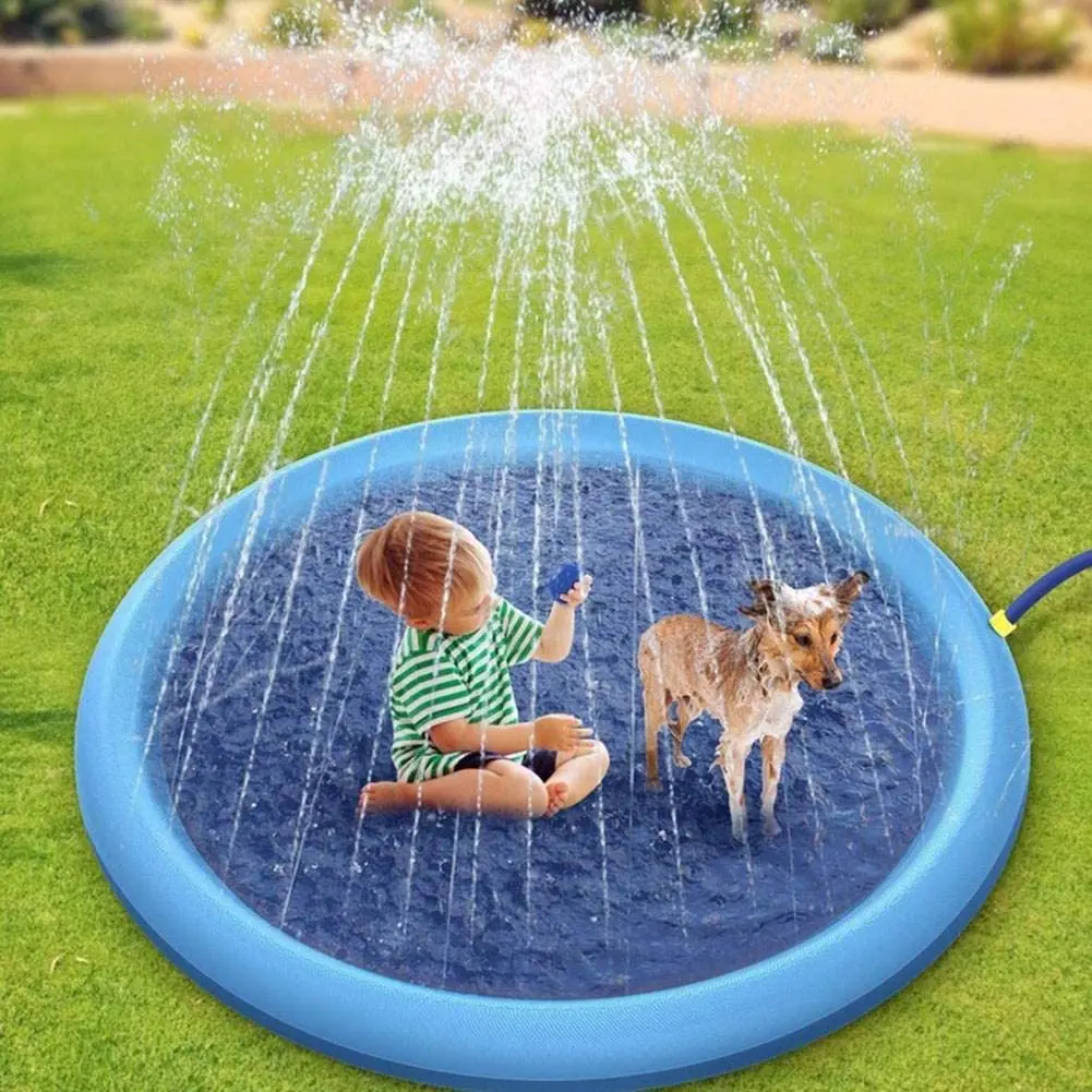 Fuente de agua para piscina, juego de diversión con agua, salón inflado de PVC, flotantes, baño de verano para niños, piscinas, playa, juguetes de jardín