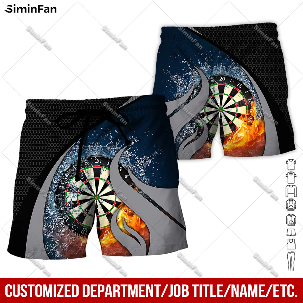 

Мужские летние разноцветные пляжные шорты с 3D-принтом, Гавайские короткие штаны