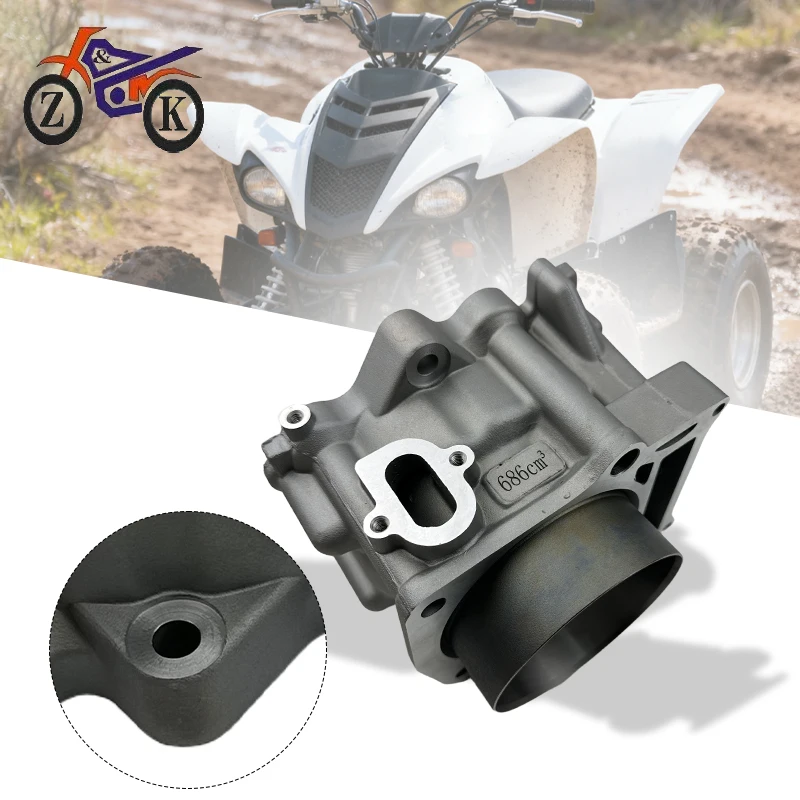 102MM Big Bore Motorcycle Cylinder Piston Kit For Yamaha Grizzly 660 YFM660 686CC Rhino  3YF-11181-00-00 5KM-11310-00-00