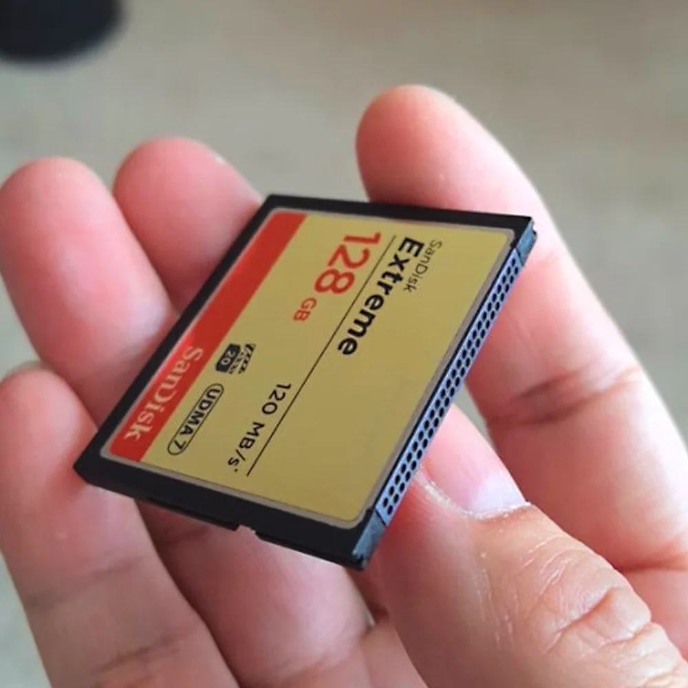 

Карта памяти SanDisk Extreme CompactFlash 32GB 64GB 128GB CF Card 120 МБ/с для DSLR-камер и HD-видеокамер