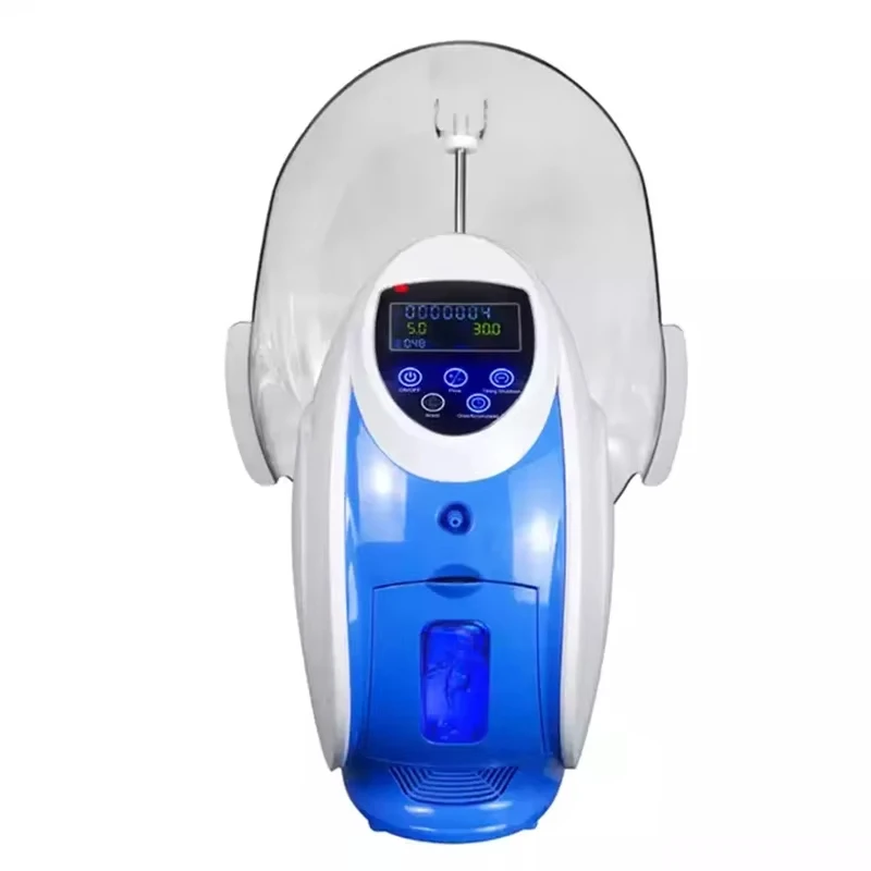 2Portable O2toderm Skin Care Skin Rejuvenation Mouisture Acne Removal Water Peeling Oxygen Dome Facial Therapy Machine With Mask