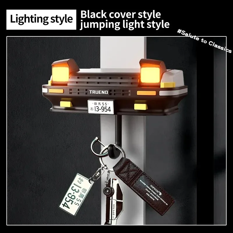 

New Car Enthusiasts Gift AE86 Headlight Key Rack - Wall-Mounted Creative Key Organizer Home Vehicle Decor