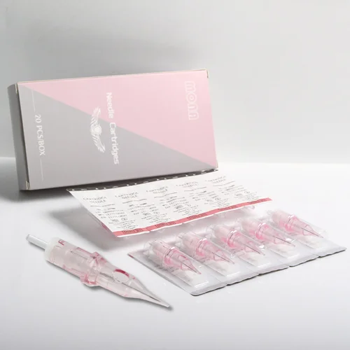 Imagen 1 del producto 20/30/40 Uds agujas de tatuaje agujas de cartucho de tatuaje profesional desechables con silicona suave para tatuaje pluma rotativa rl rs