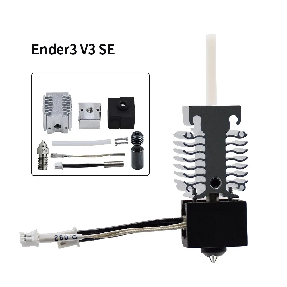 

CREALITY 3D Ender-3 V3 Heatend All Metal 3D Printer Print Hot End Nano Bimetal Heated Block Copper Nozzle Extruder