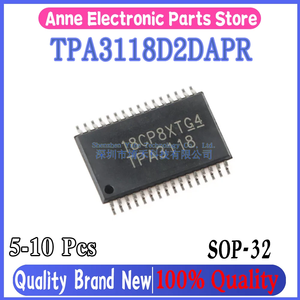 (5-10piece)100% New TPA3118 TPA3118D2DAPR sop-32 Chipset