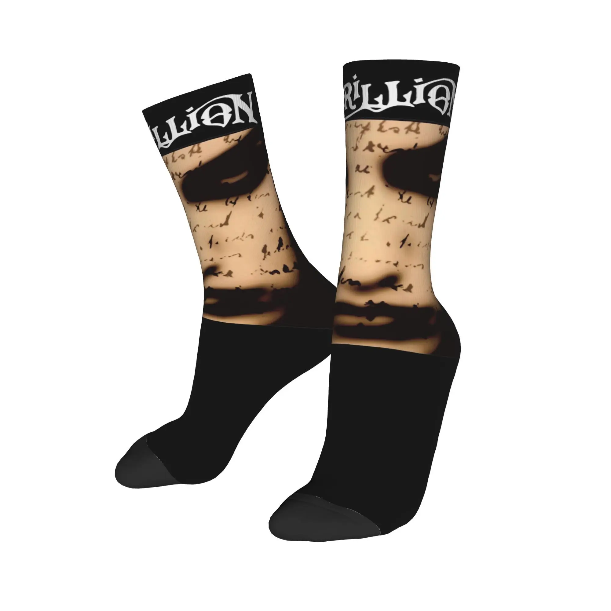 Cozy  Men Women Socks The Theater For Fans Marillion band  Merchandise Comfortable  Skateboard Socks All Season