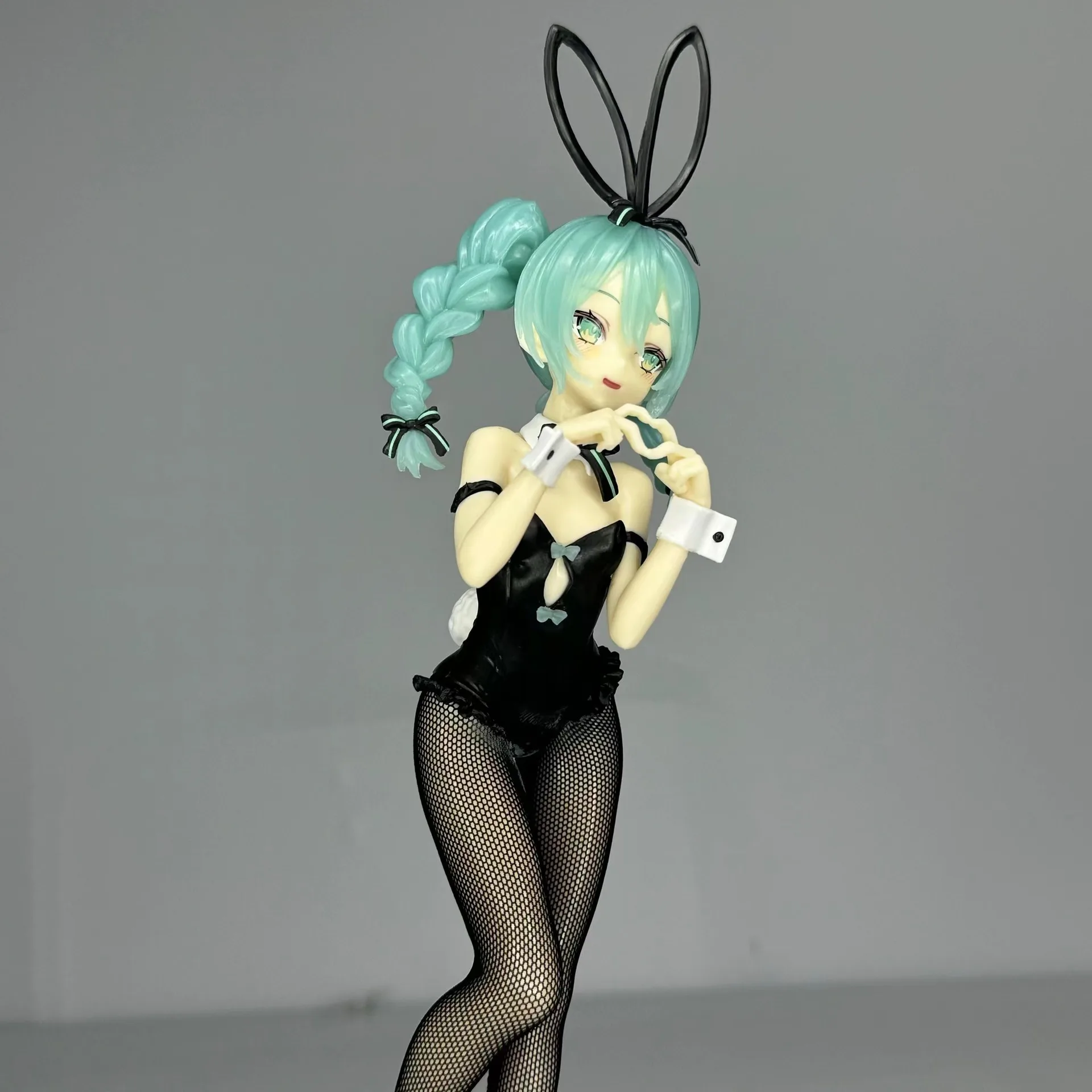 28Cm Bunny Girl Miku Action Figure Anime Bicute Konijntjes Dames Effen Figuren Collectie Ornament Geschenken Desktop Versieren Speelgoed