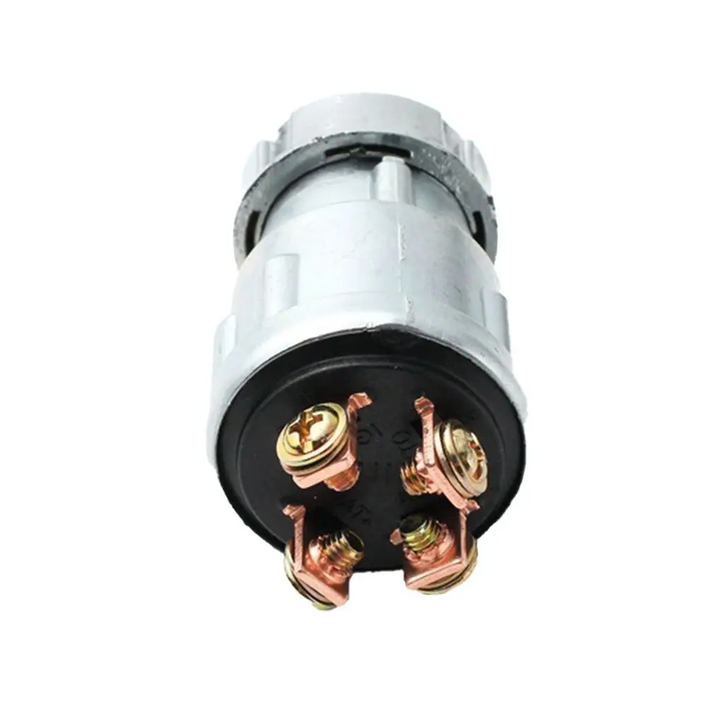 Aluminum alloy Ignition Starter Switch with Key Universal Fit Keyed Ignition Switch Preheat Ignition Switch Forklift Accessories