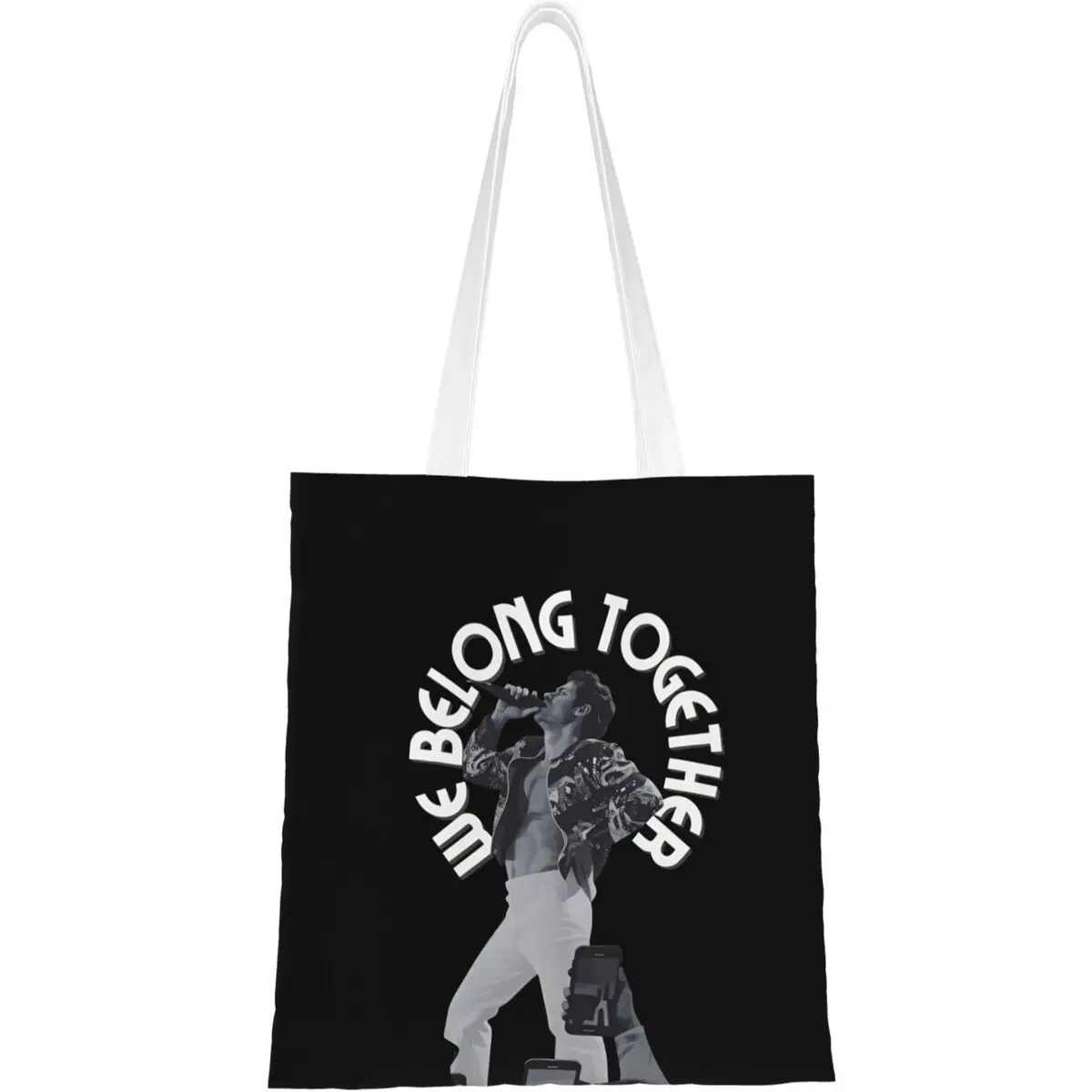 Sac fourre-tout imprimé Harrys Styles We Belong Together, sac à bandoulière pour femme, sac à main tendance en polyester pour le travail