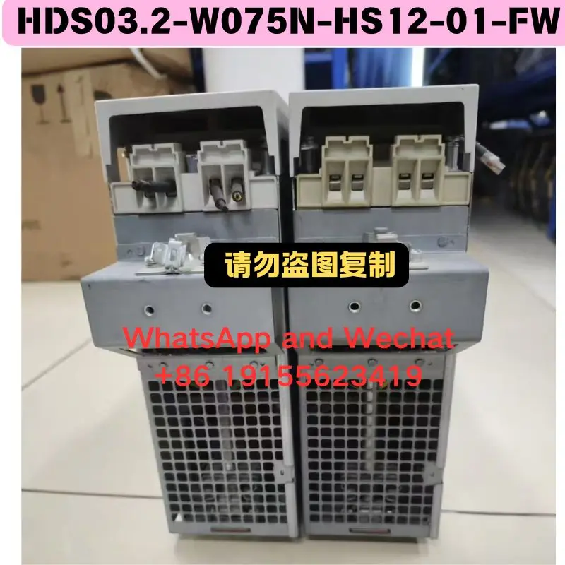 Used HDS03.2-W075N-HS12-01-FW Driver Functional test OK Fast delivery