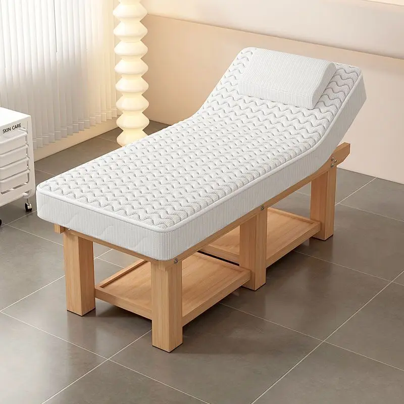 

Solid Wood Massage Tables Cloud-like Massage Massage Tables Fabric Therapy Commercial Furniture Tavoli Per Massaggi ZY40AMC