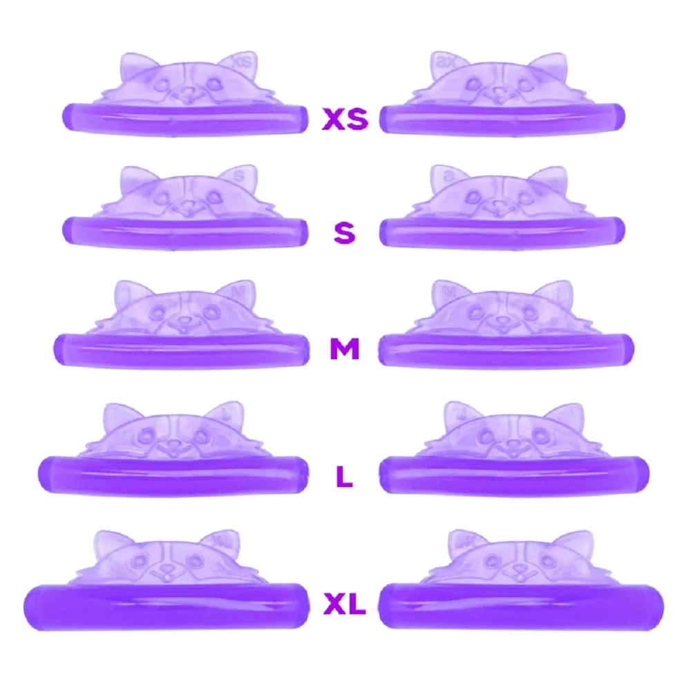 5 pares c onda silicone cílios perm almofadas pegajosas cílios haste escudo levantamento 3d cílios modelador acessórios ferramenta de maquiagem