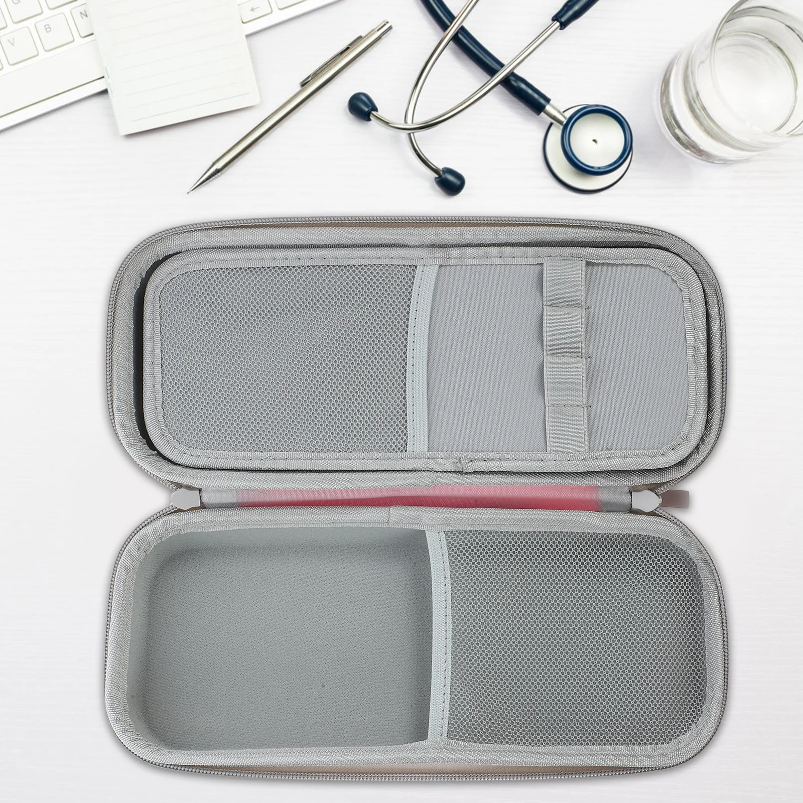 

Portable Stethoscope Storage Case Durable Hardshell Carrying Bag Shockproof Protective for Nurses Travel Stethoscope Case