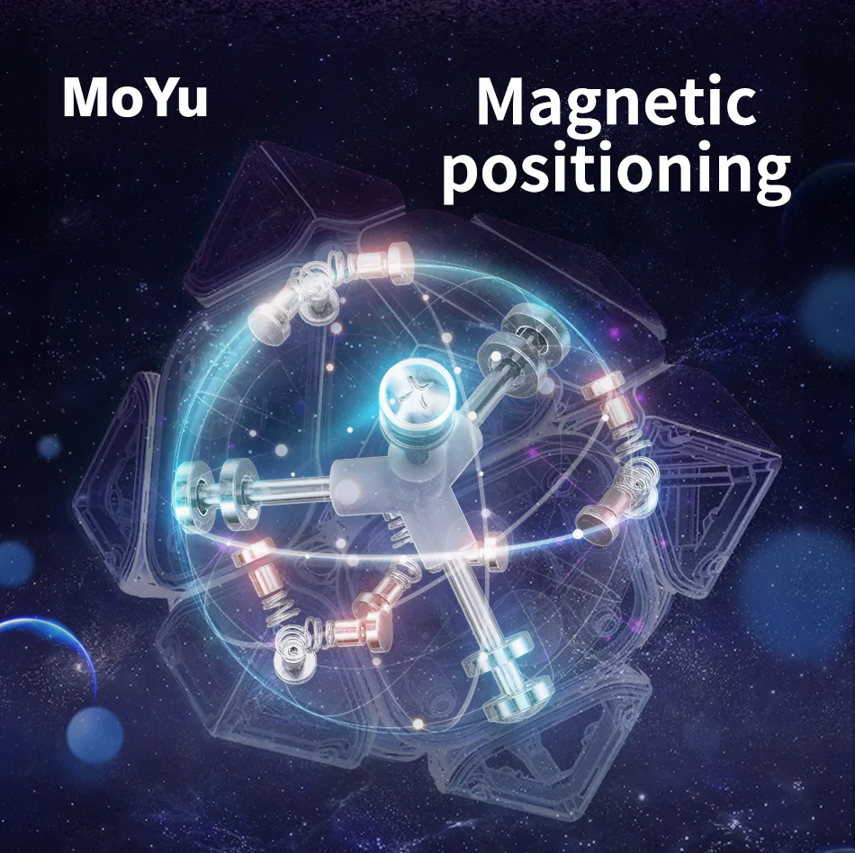 Moyu Weilong Skewb Maglev Magnetic Magic Speed Cube Stickerless Professional Fidget Toys Moyu Maglev Skewb Cubo Magico Puzzle