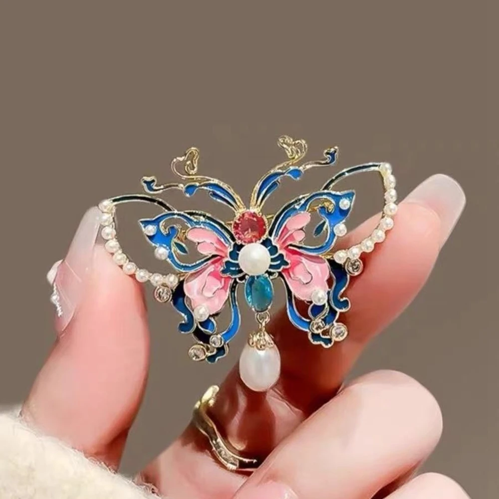 

Enamel Colored Butterfly Hairpins Women Girls Fashion Insect Hair Clips Jewelry Accessories Party Gifts