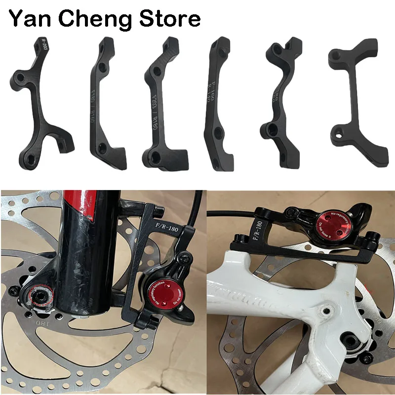 

160 180 203 mm Bicycle A-pillar B-pillar Transfer Seat Mountain Bike Disc Brake Transfer Seat Aluminum Disc Mounting Bracket