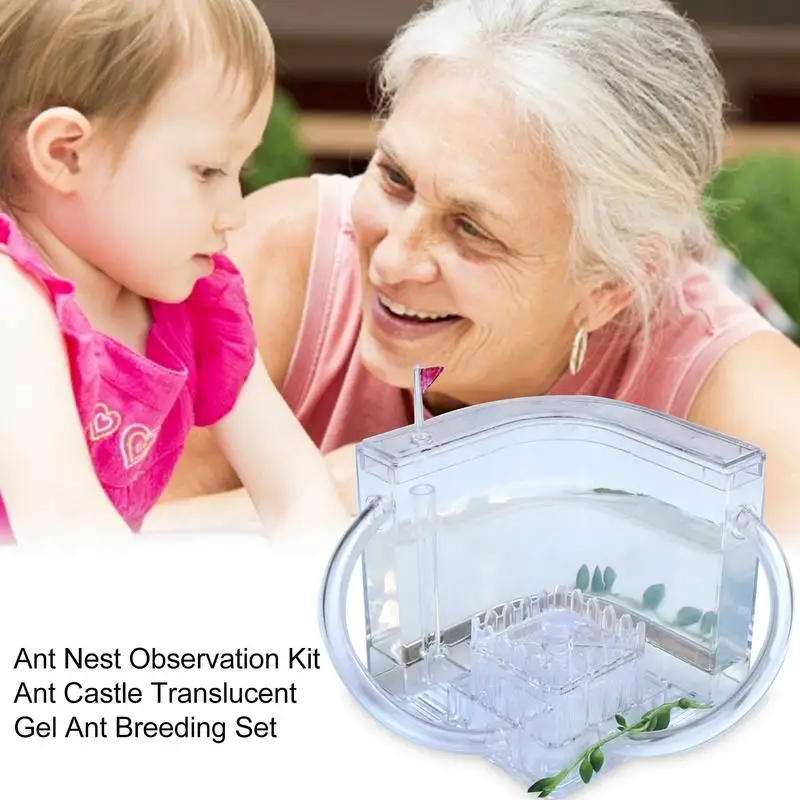 Ant Nest Observation Kit Ant Castle Translucent Gel Ant Breeding Set Translucent Gel Ant Breeding Set Funny Game For Children