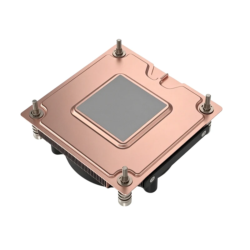 New 1U 1700  Active Heatsink CPU Cooler TDP 180W For 1u server fan Intel LGA1700 78x78MM Hole Spacing with vapor chamber