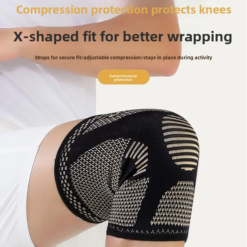 منصات الركبة النحاس لآلام التهاب المفاصل الركبة دعم الركبة كم للرجال الألم كم ضغط للرياضة 2025 معطف شتوي