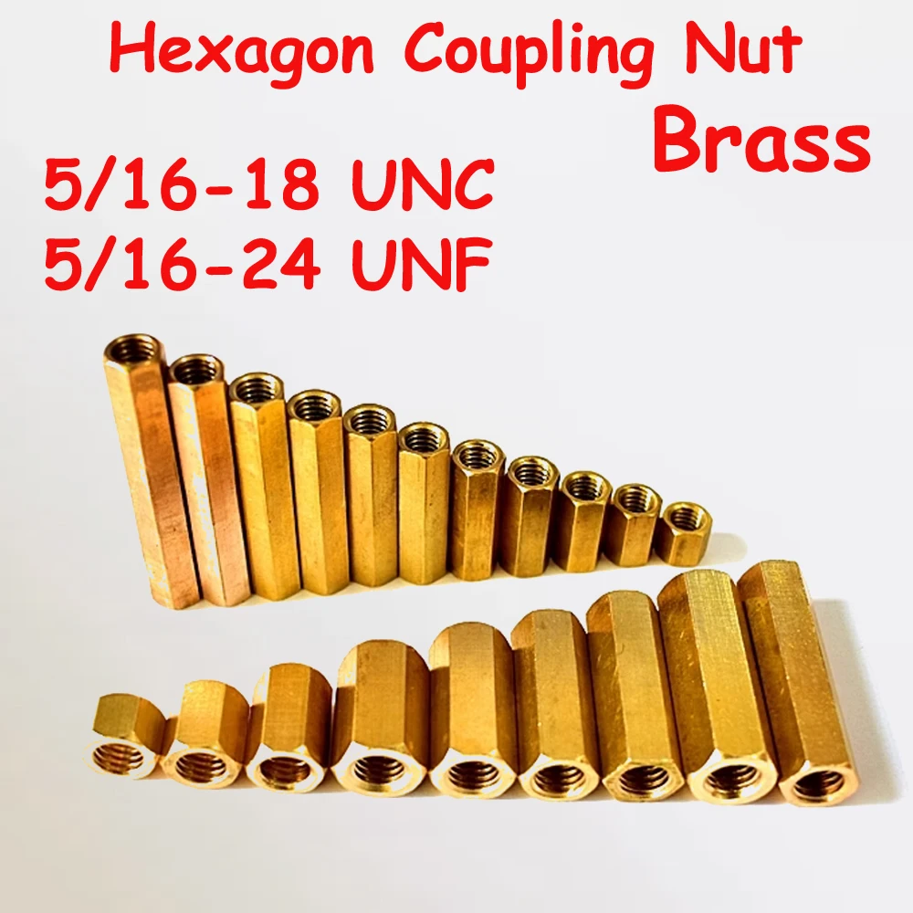 Brass Hexagon Coupl…