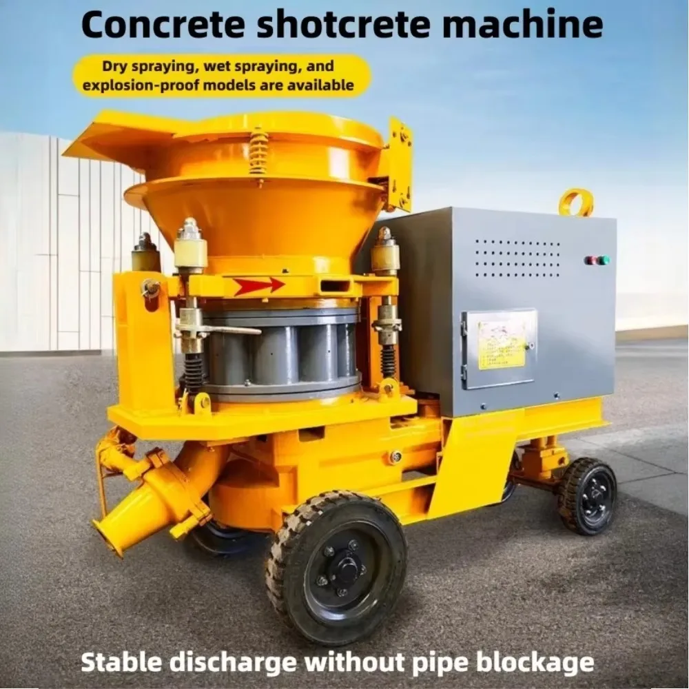 Explosion Proof Dustproof Dry & Wet Concrete Shotcrete Machine Hydraulic Pneumatic for Tunnel Slope Protection Mining