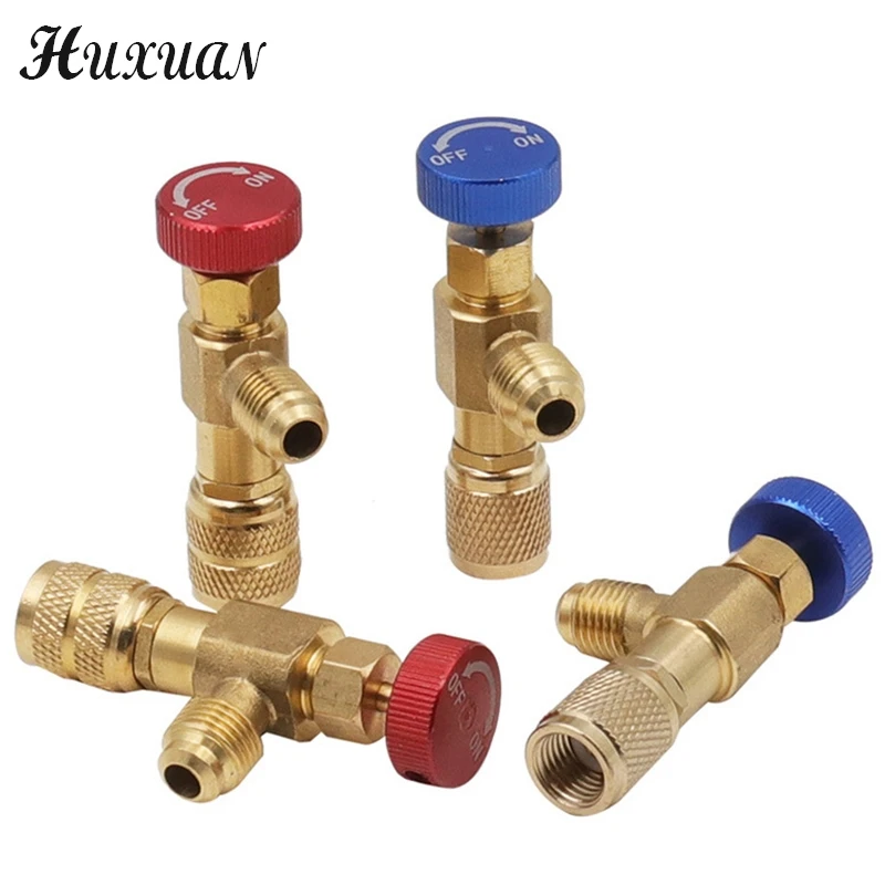 Liquid Safety Valve R410A R22 Air Conditioning Refrigerant 1/4 