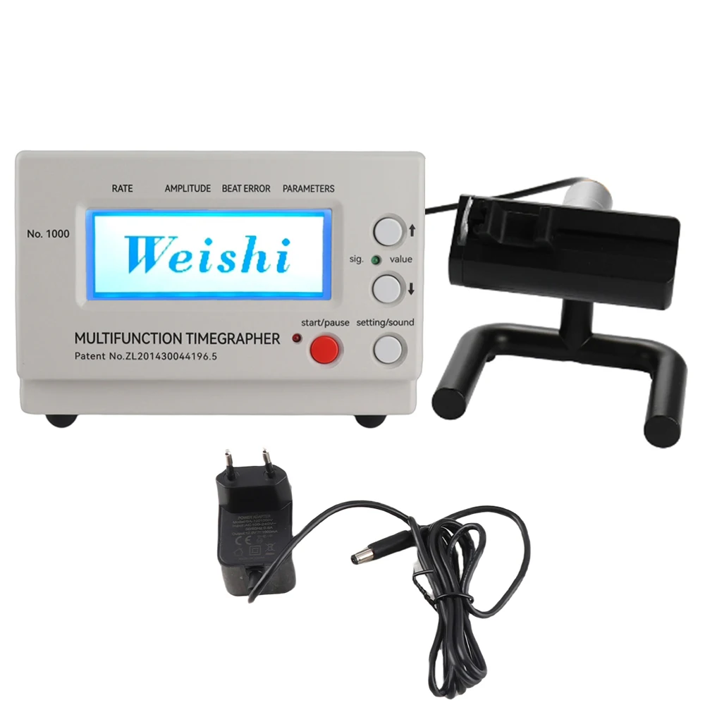 WeiShi No.1000 Professional Timegrapher Mechanical Watch Tester for Repairers Hobbyists Watch Timing Testing Repairing Tool
