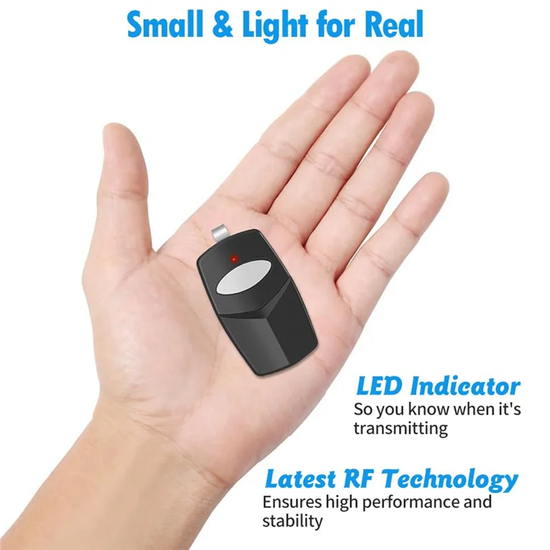 【علامة تجارية جديدة】جهاز تحكم عن بعد لفتح باب المرآب للبوابة لموديلات خطية متعددة الأكواد 300 ميجا هرتز 308911/1089/3070/3060 تتميز بمفتاح 10 Dip