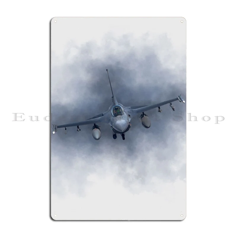 F 16 Fighting Falcon Metal Sign Club Party Decoration Design Print Design Pub Tin Sign Poster