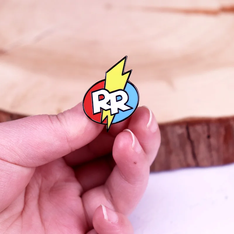 Chip-N-Dale-Rescue-Rangers Logo Badge Animated Movie Enamel Pin - Image 4