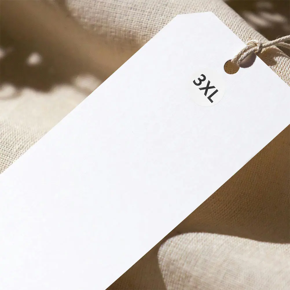 

5 Rolls Round Label Stickers 1.3cm Blank Circle Labels Self-Adhesive for Printer Friendly Writing Coding Food Service Home