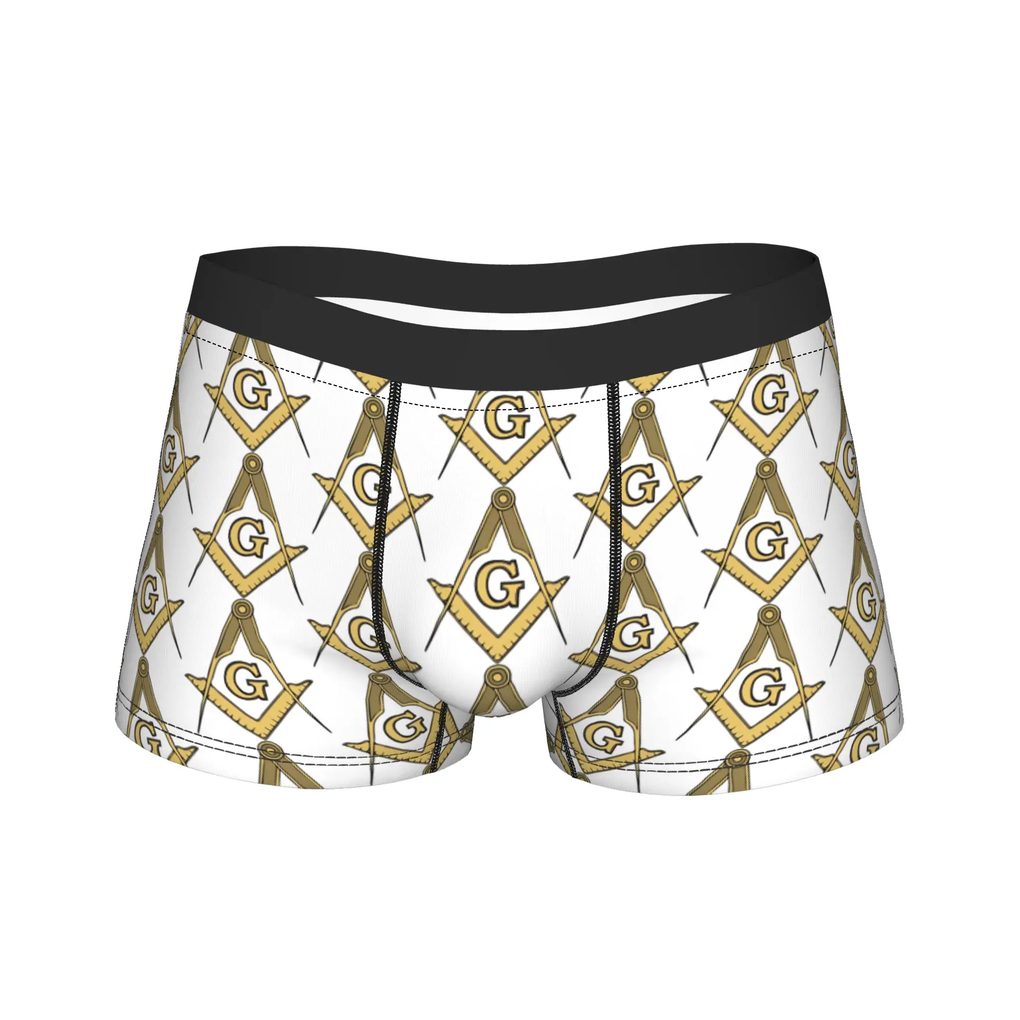 

Freemasonry Symbol Underwear Printed Trunk High Quality Men's Panties Novelty Shorts Briefs Birthday Gift
