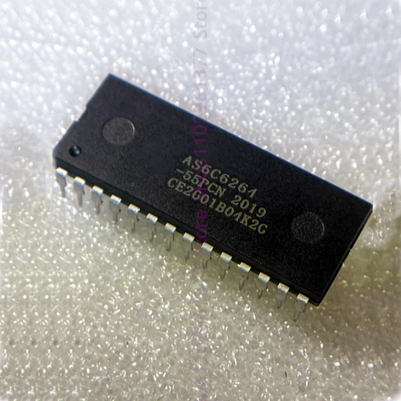

10-100 шт. новый AS6C6264-55PCN AS6C6264 DIP-28 чип памяти малой мощности