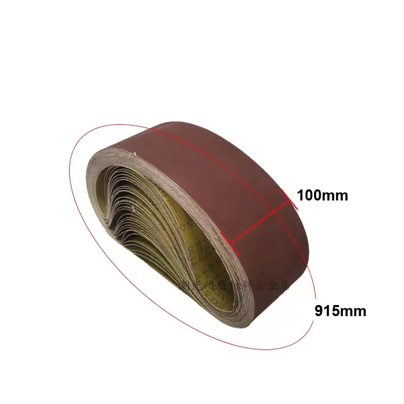 Schleifbandstreifen 915x100mm 915x50mm Edelstahl Holzbearbeitung Schleifer Polieren Kreisschleifpapier Tischschleifmaschine – Detail 4