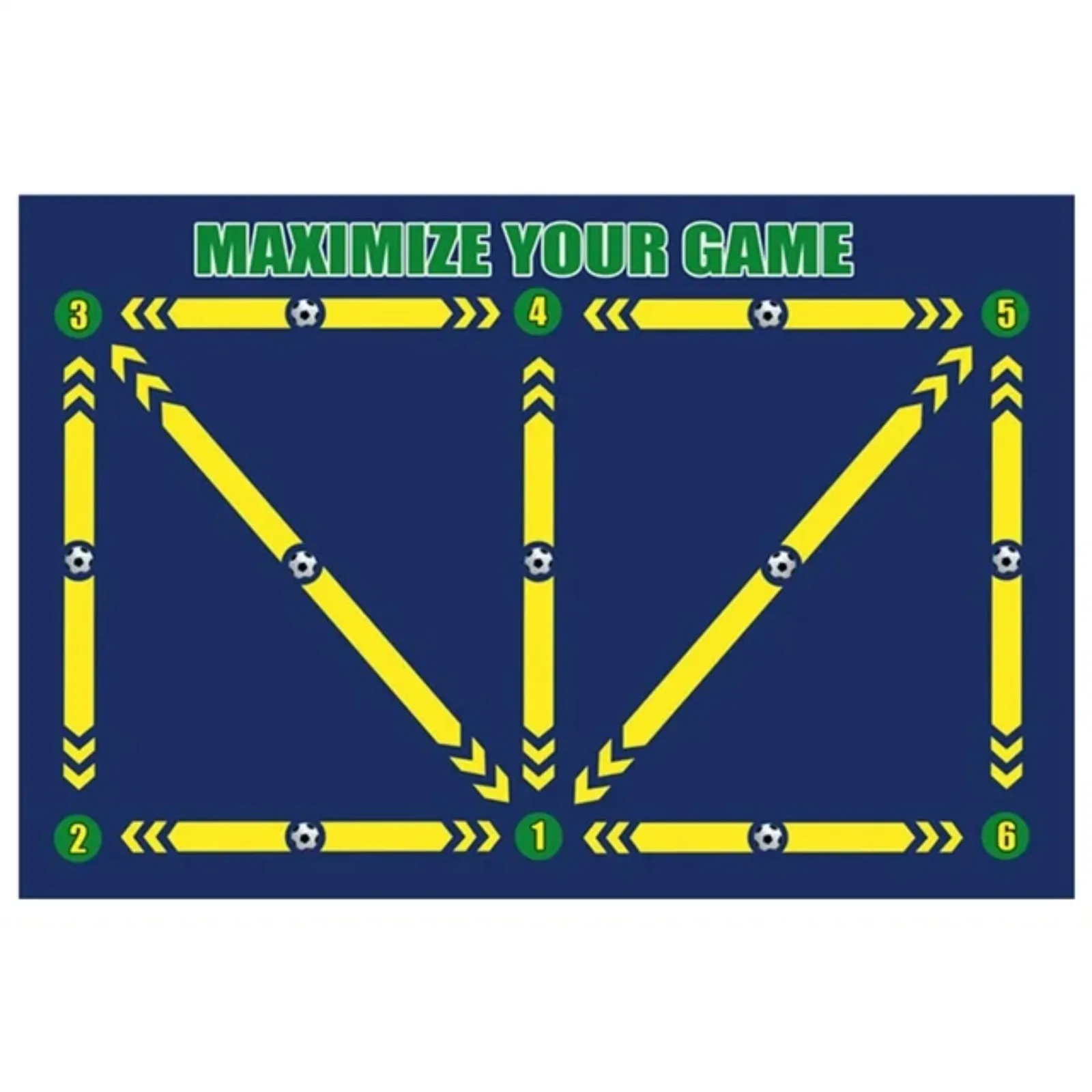 

Training Mat Football Non Slip Foldable Durable Kids Adults Football Training Dribble Training Mat Indoor Equipment Ourdoor