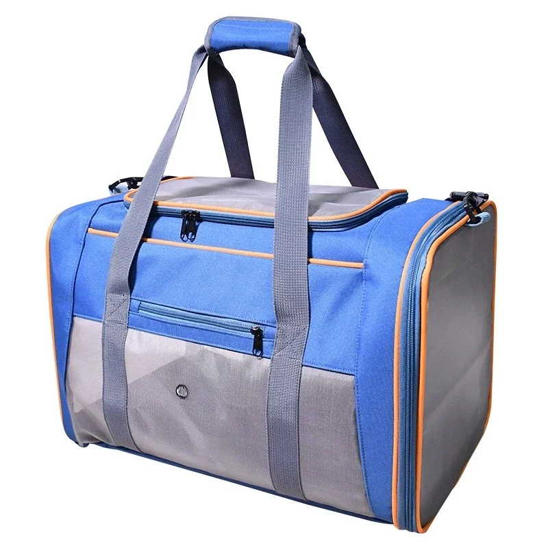 

Adjustable Portable Pet Travel Bag Foldable Polyester Soft Surface Mesh Travel Bag Breathable Portable