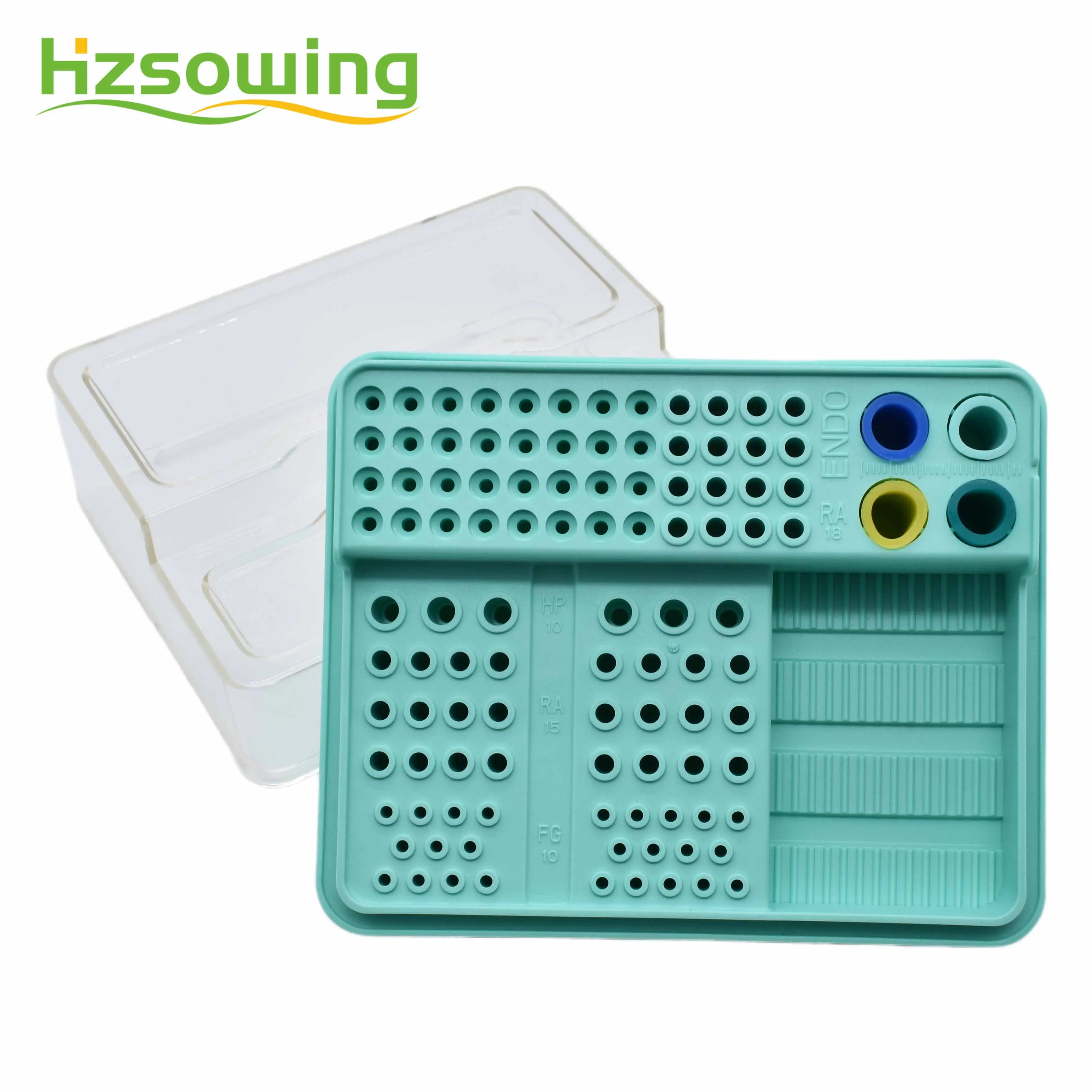 Autoclave Endo Files Box Dentist Materials Burs Holder Dentistry Tools Plastic Box Sterilization Box Multi Function Tools