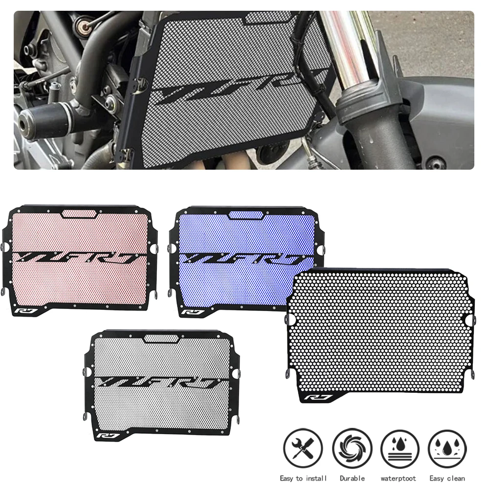 

Motorcycle Accessories For Yamaha R7 YZF-R7 YZFR7 YZF R7 2021 2022 2023 2024 Radiator Grille Guard Protection Water Tank Guard