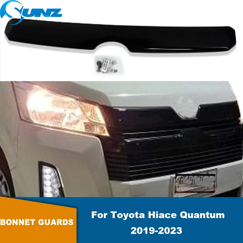 

Bonnet Guard For Toyota Hiace Commuter Quantum Majesty 2019 2020 2021 2022 2023 Car Bug Shield Hood Deflector Protector