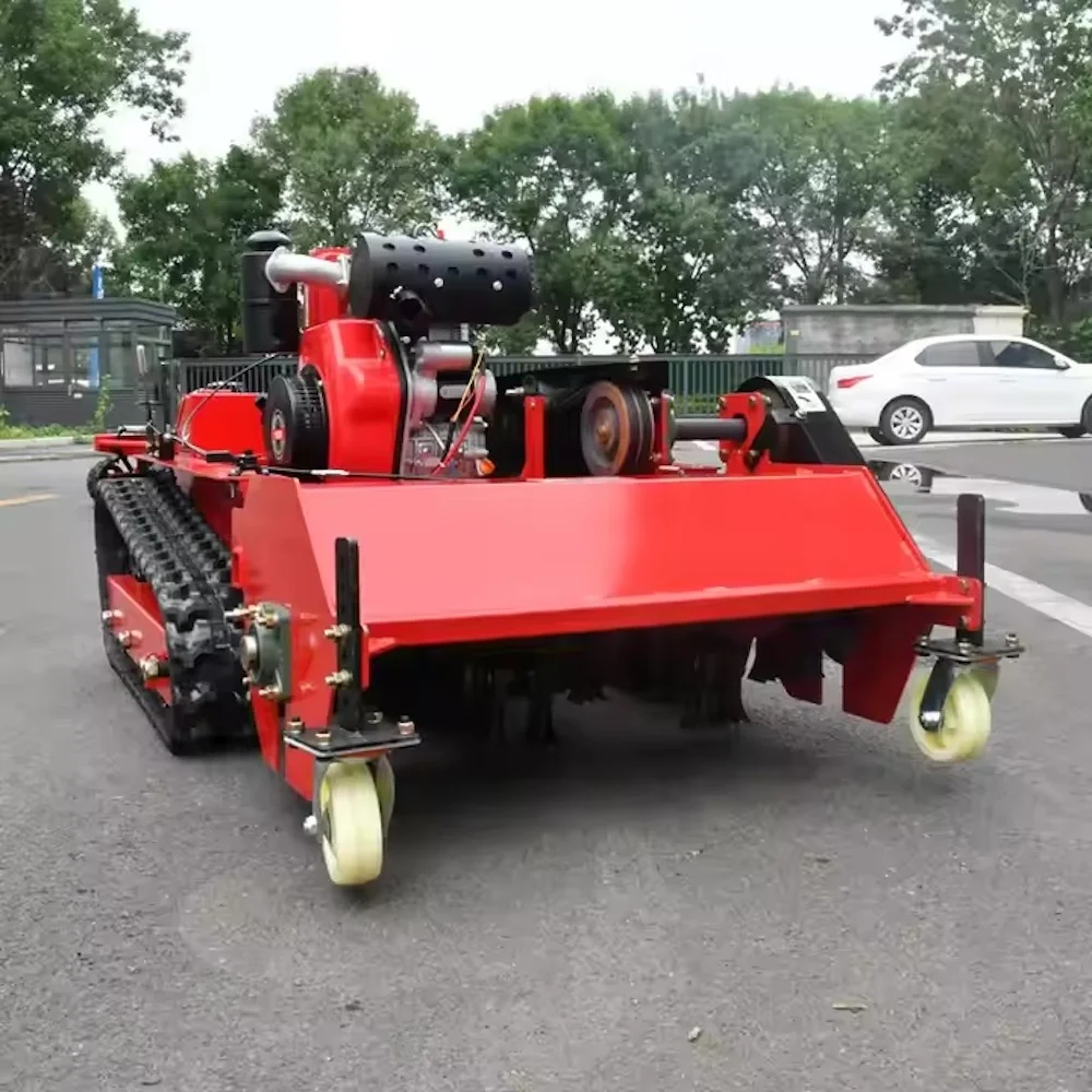 800-mm-Dreschmäher und Zero-Turn-Rasenmäher, hergestellt mit ferngesteuertem, intelligentem Roboter-Rasenmäher